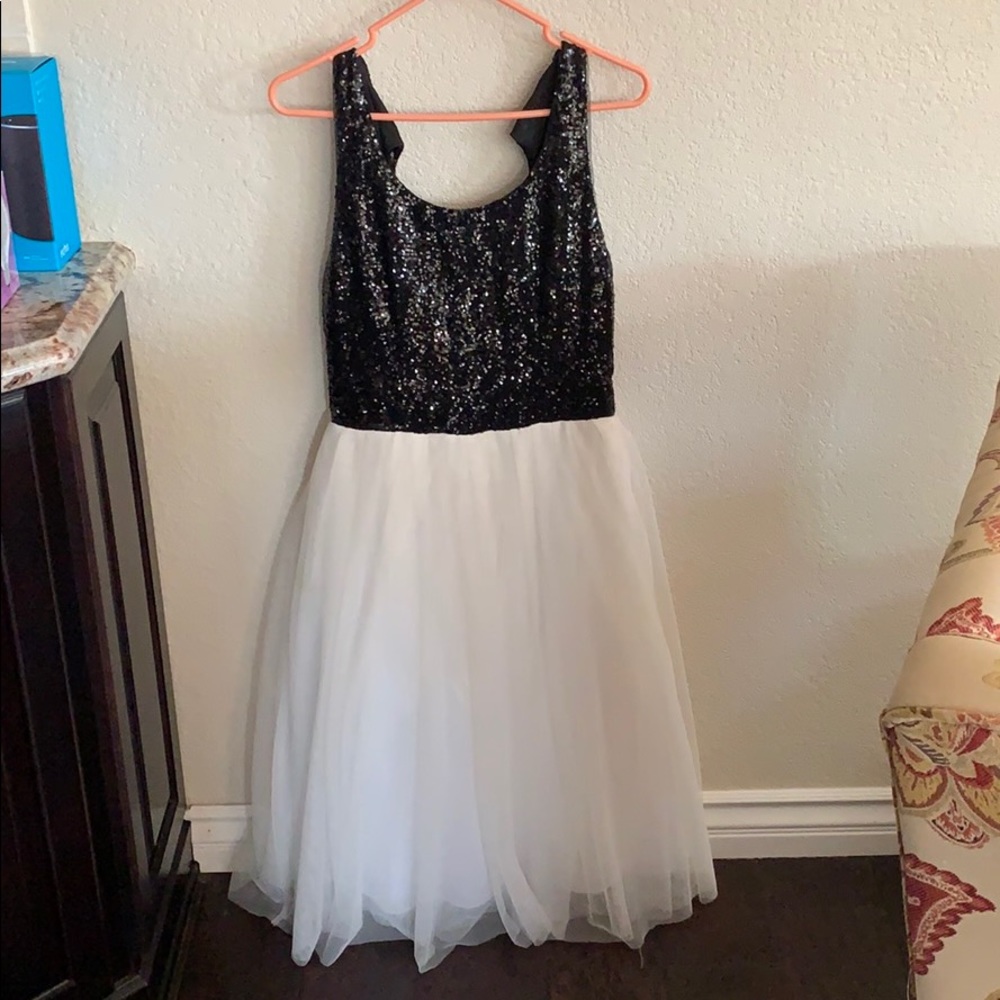 Black and White Formal Dress